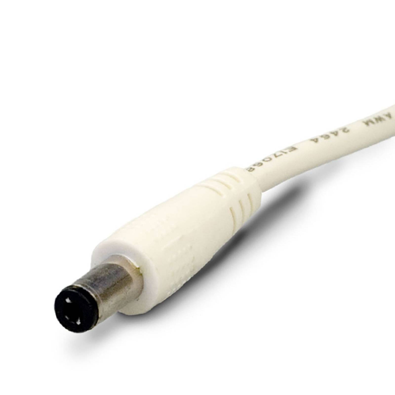 Anschlussleitung mit Rundstecker MALE 1,5m wei�