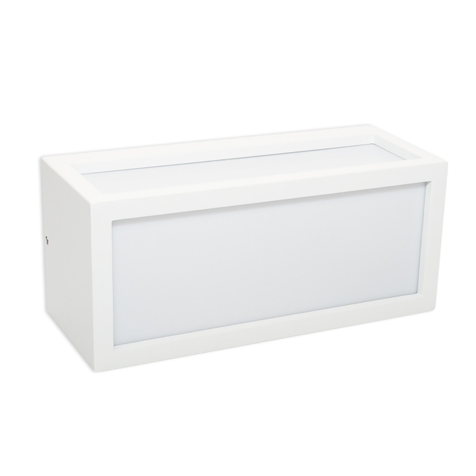 Au�enwandleuchte BOX-II mit Fassung 1xE27, IP54, wei�, ohne Leuchtmittel (austauschbar)