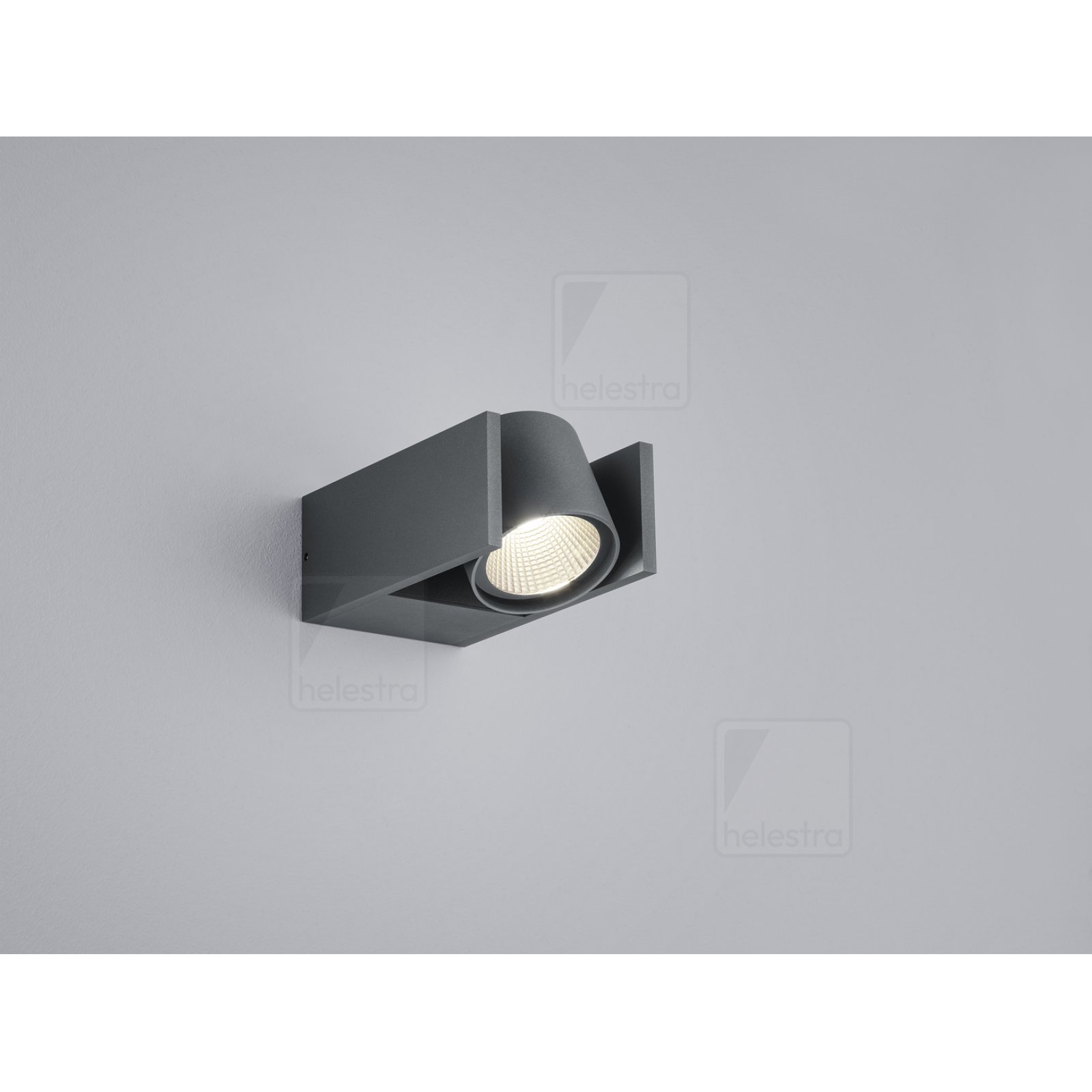 Au�enwandleuchte SILA graphit, schwenkbar IP54 8W dimmbar 2700K