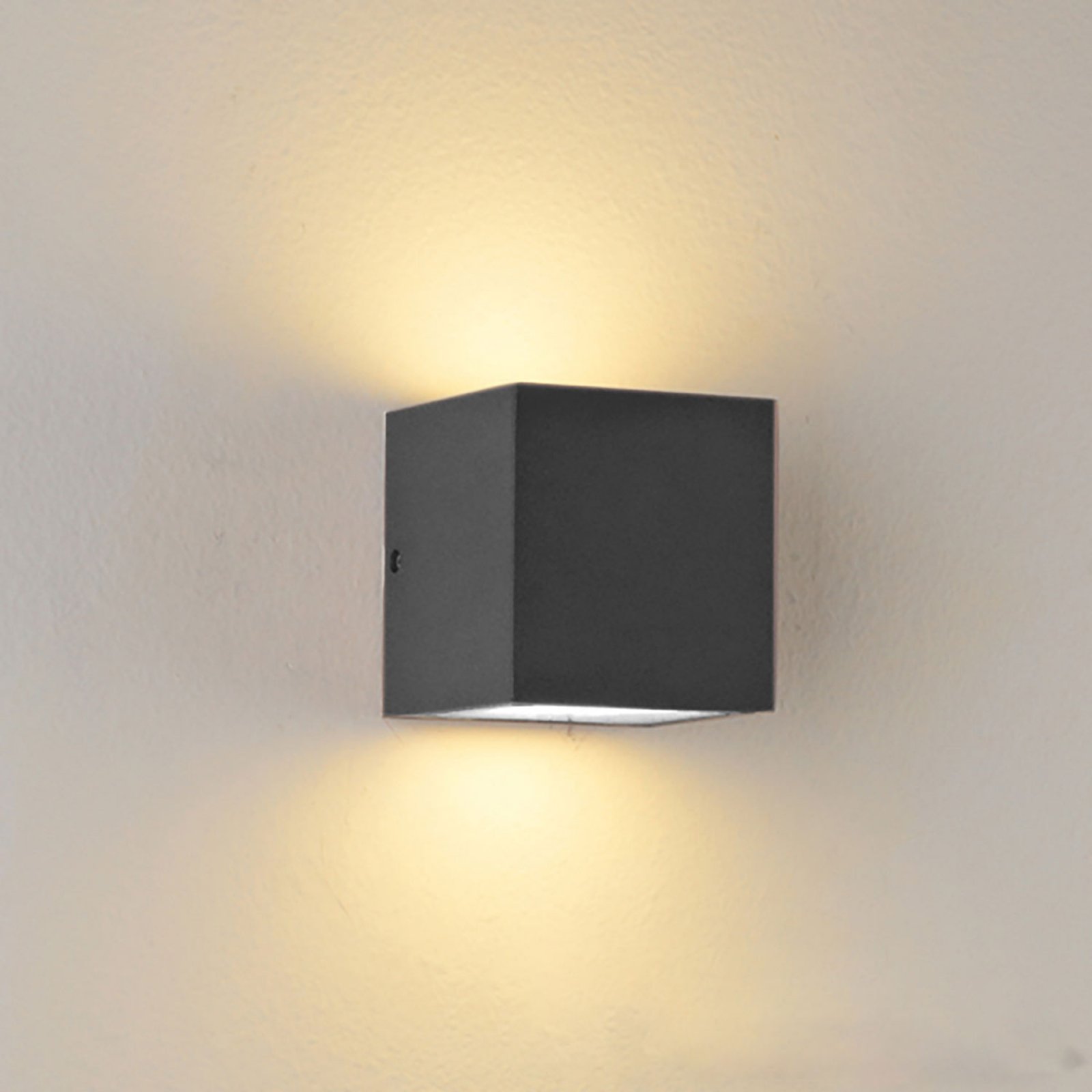 Au�enwandleuchte Up&Down mit Fassung 2x GX53, IP44, Leuchtmittel austauschbar (exkl.)