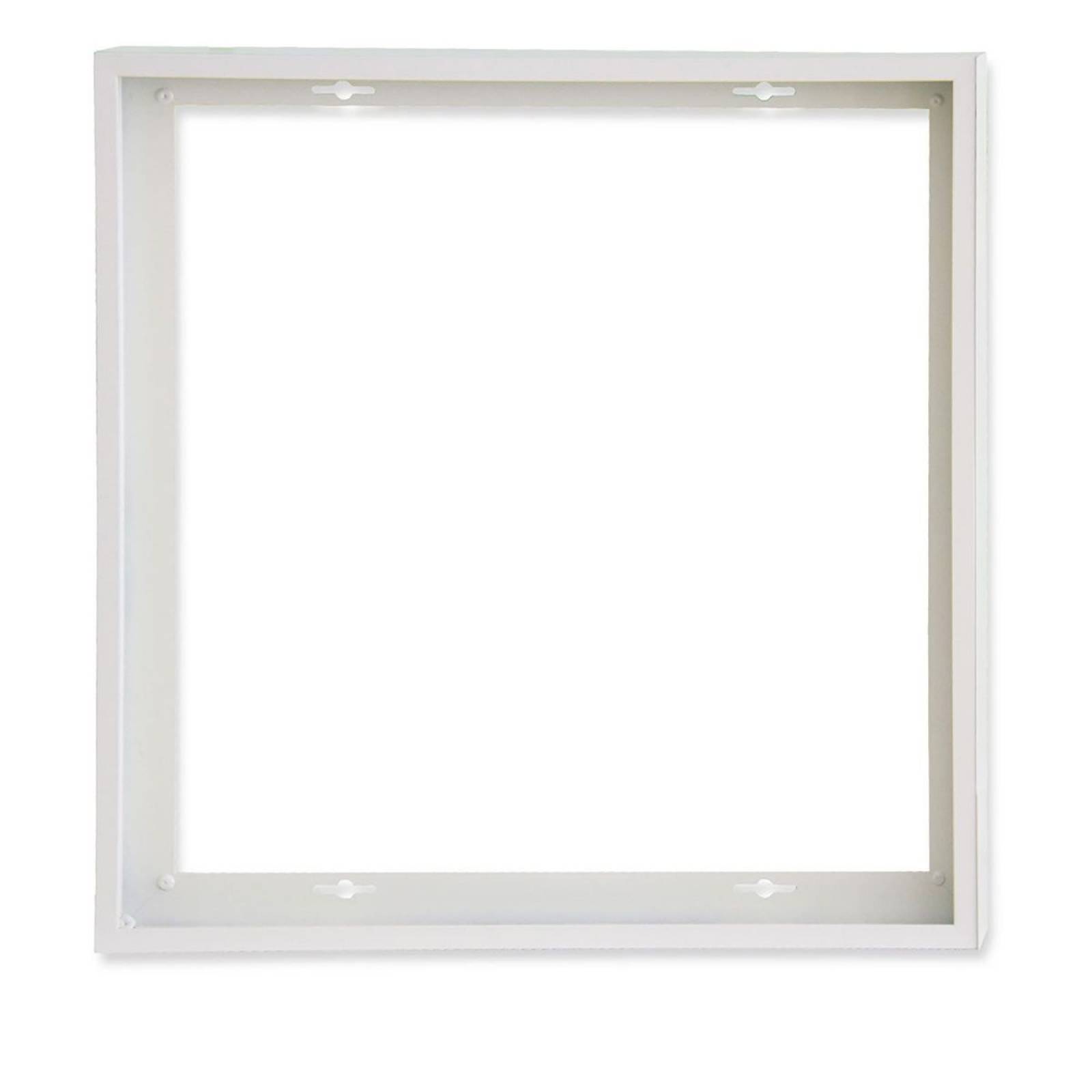 Aufbaurahmen verkehrswei� f�r LED Panel 625x625 Isoled, Schnellmontage