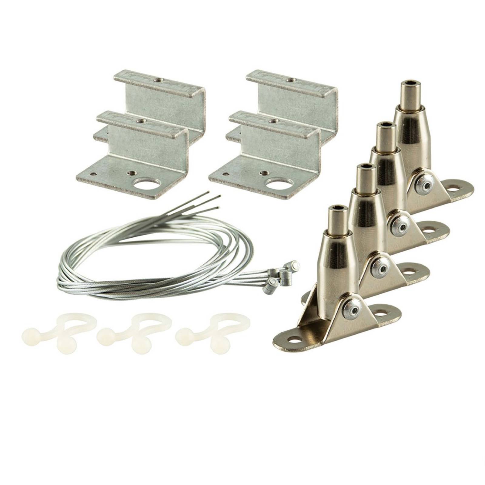 Baldachin, Deckenmontage, 4er Set f�r LED Panel UGR<16 Line, verzinnt