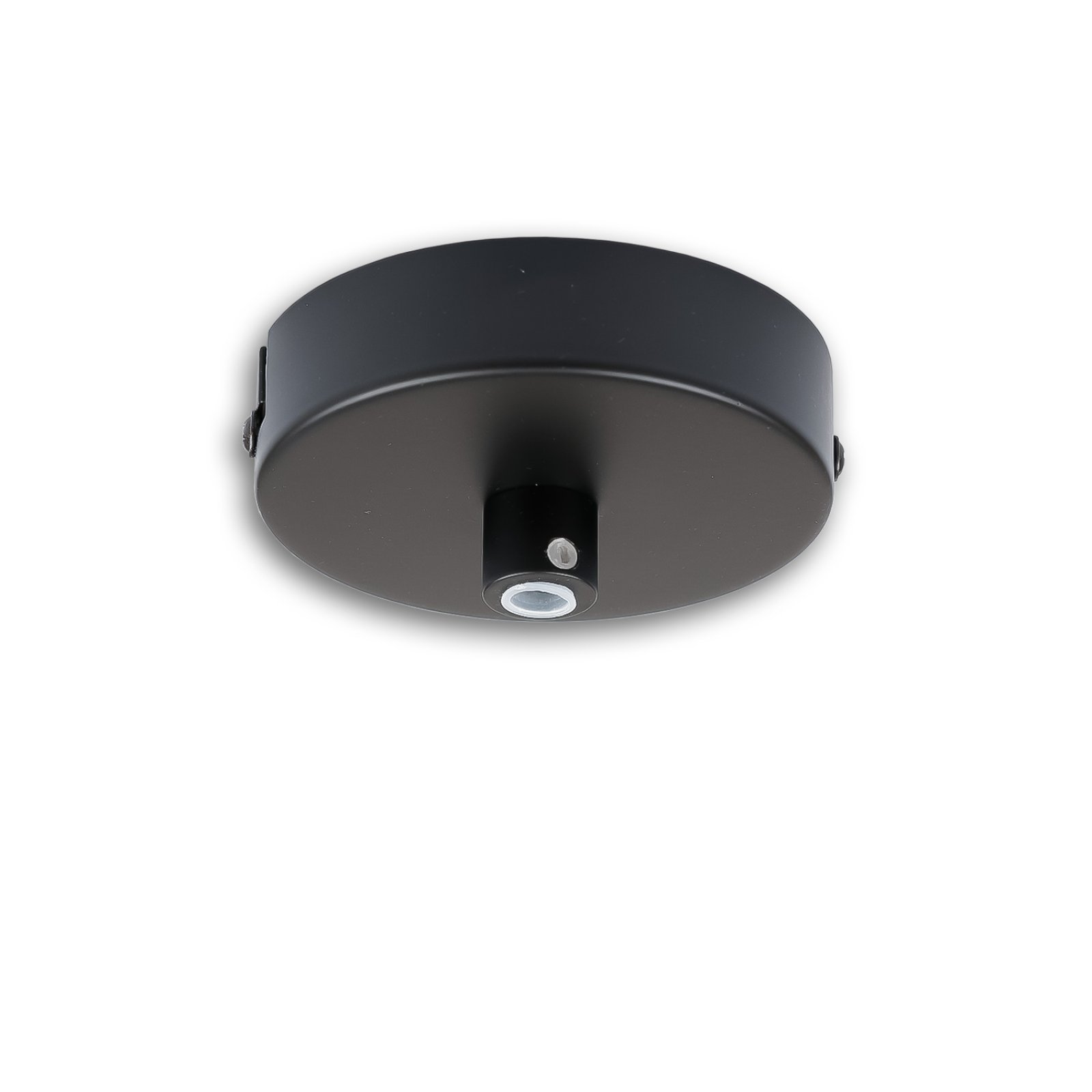 Baldachin rund, schwarz, f�r Kabel mit bis zu max. 9,8mm Manteldurchm.