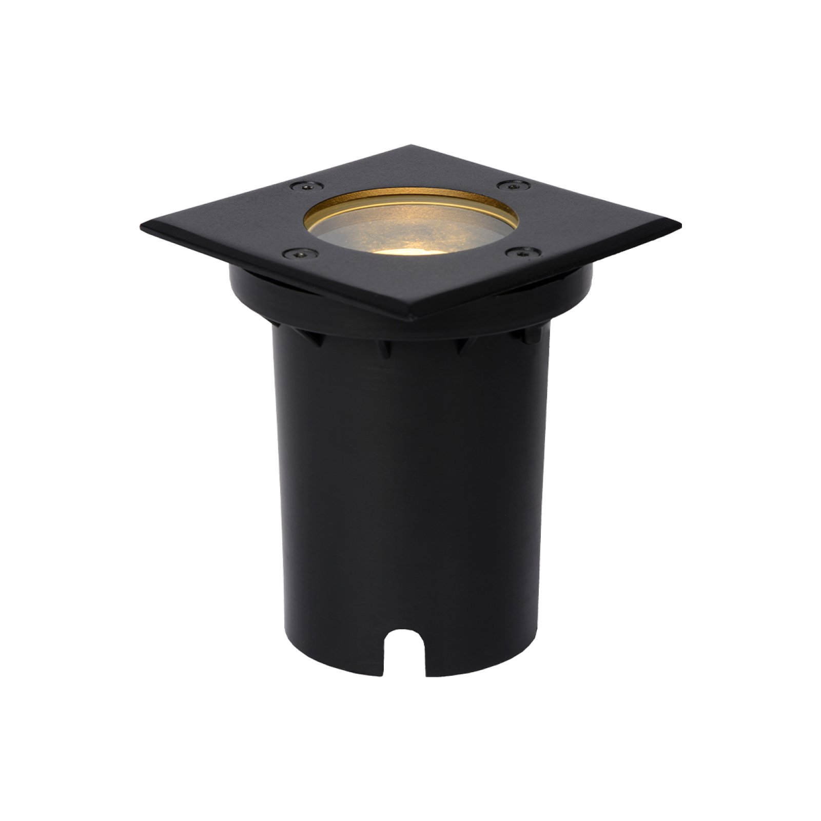 Bodeneinbauleuchte eckig schwarz-matt f�r 1x GU10 max. 35W, IP67
