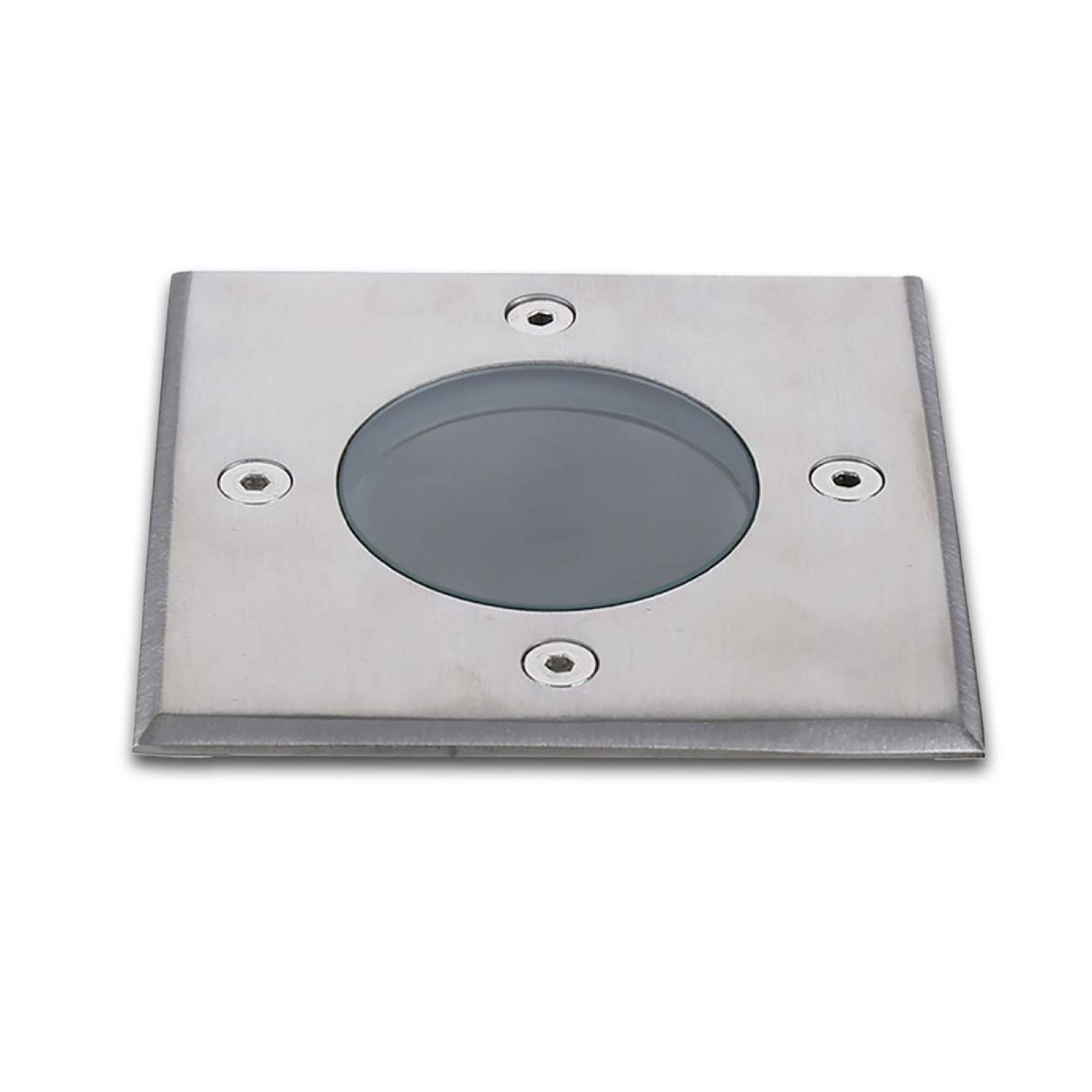 Bodeneinbaustrahler f�r GU10 Spots, eckig, IP67, exkl. Leuchtmittel