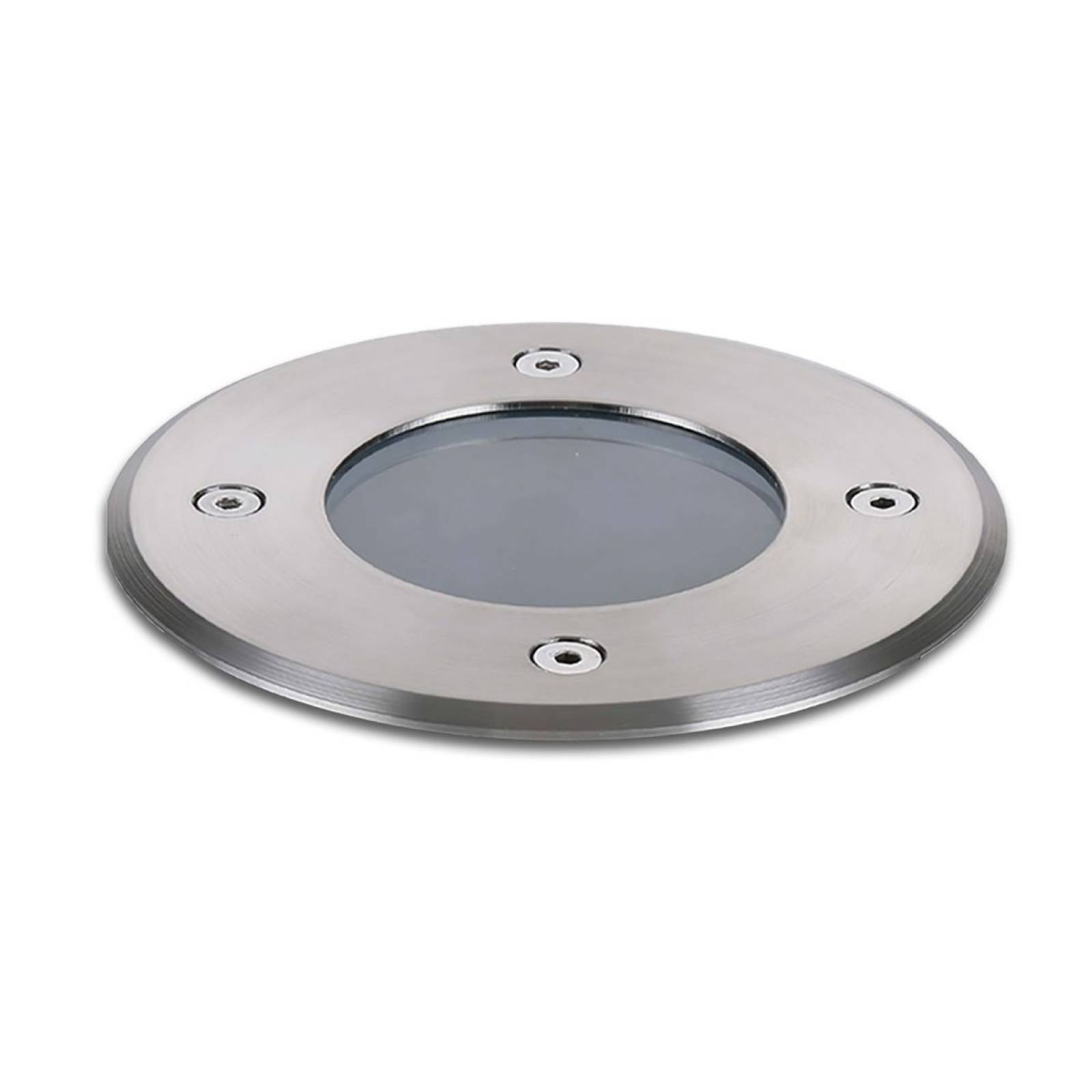 Bodeneinbaustrahler f�r GU10 Spots, rund, IP67, exkl. Leuchtmittel