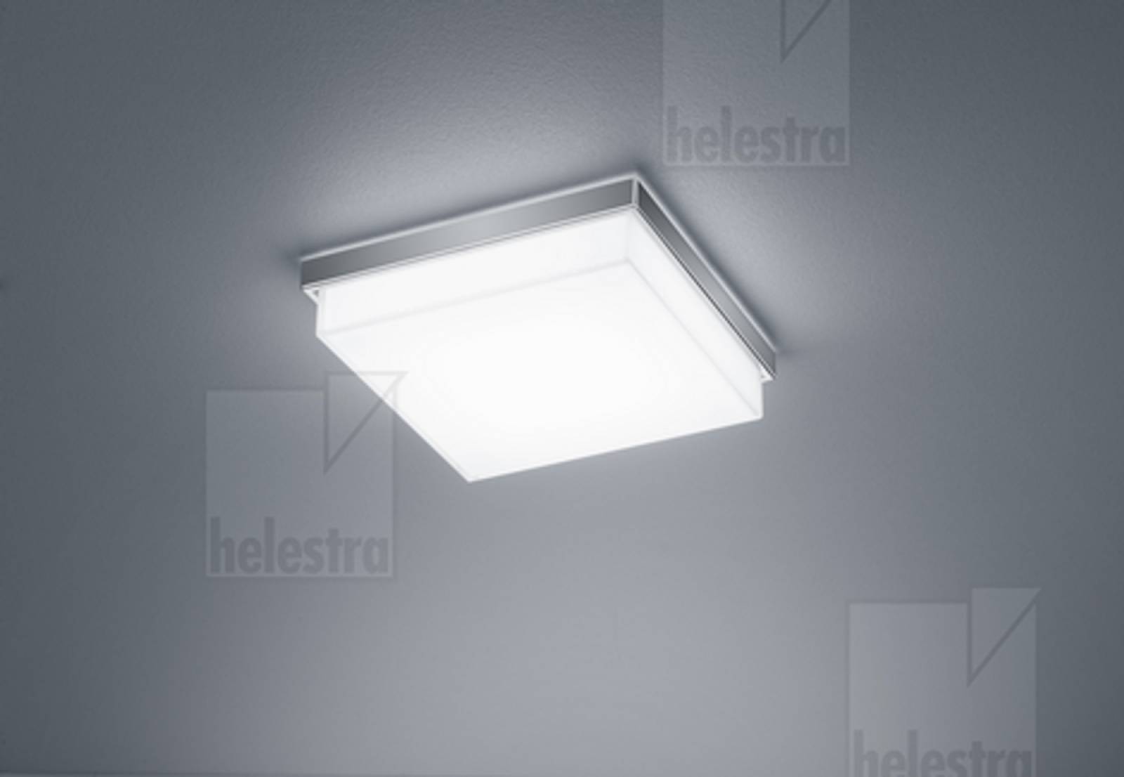 COSI LED Deckenleuchte Glas, 210mm, chrom, dimmbar, 2900K