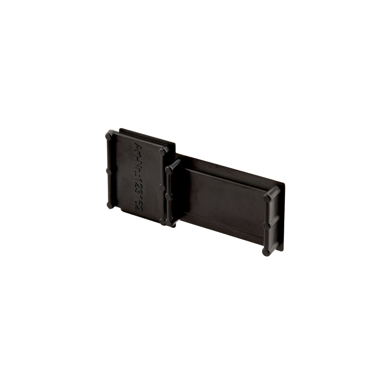 Combo Einbau/Fassade/D�mmung 2 St. Endkappe Trafoprofil, ABS, schwarz