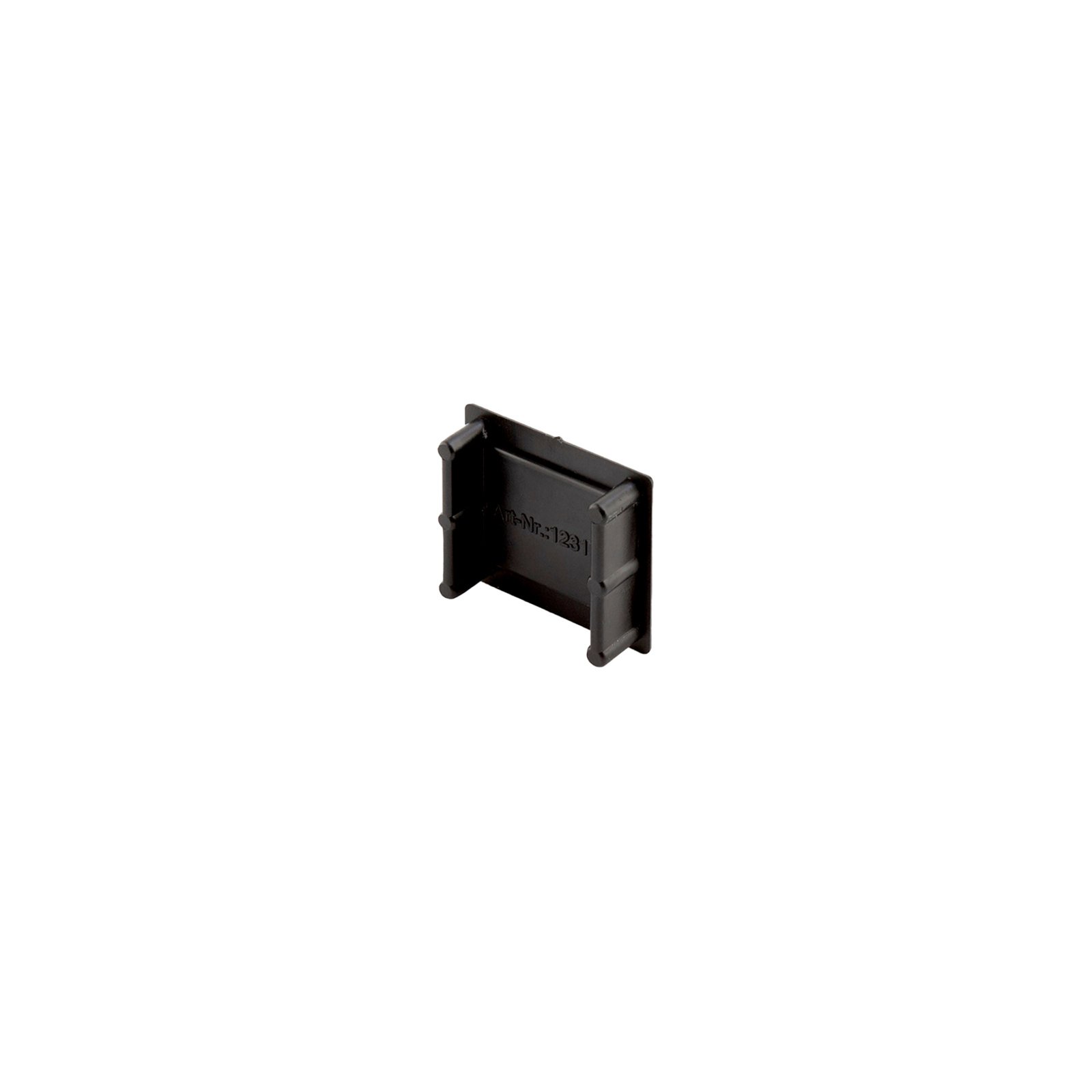 Combo Einbau/Fassade/D�mmung 2 St. Endkappe Verbindung Montageprofil - Trafoprofil, ABS, schwarz