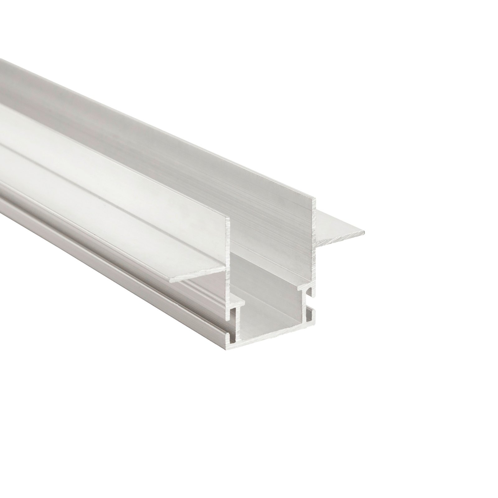 Combo Einbau Montageprofil mit Fl�gel 13mm, 2m nicht eloxiert