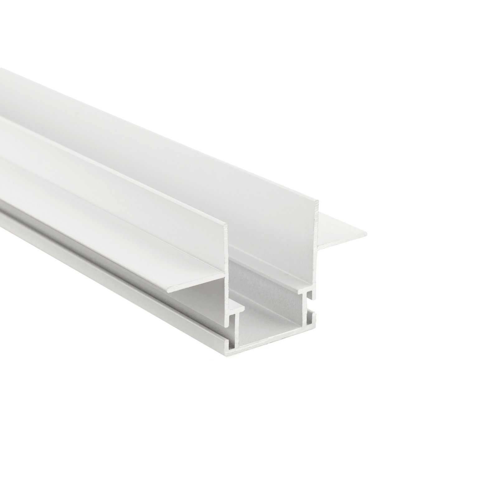 Combo Einbau Montageprofil mit Fl�gel 13mm, 2m wei�