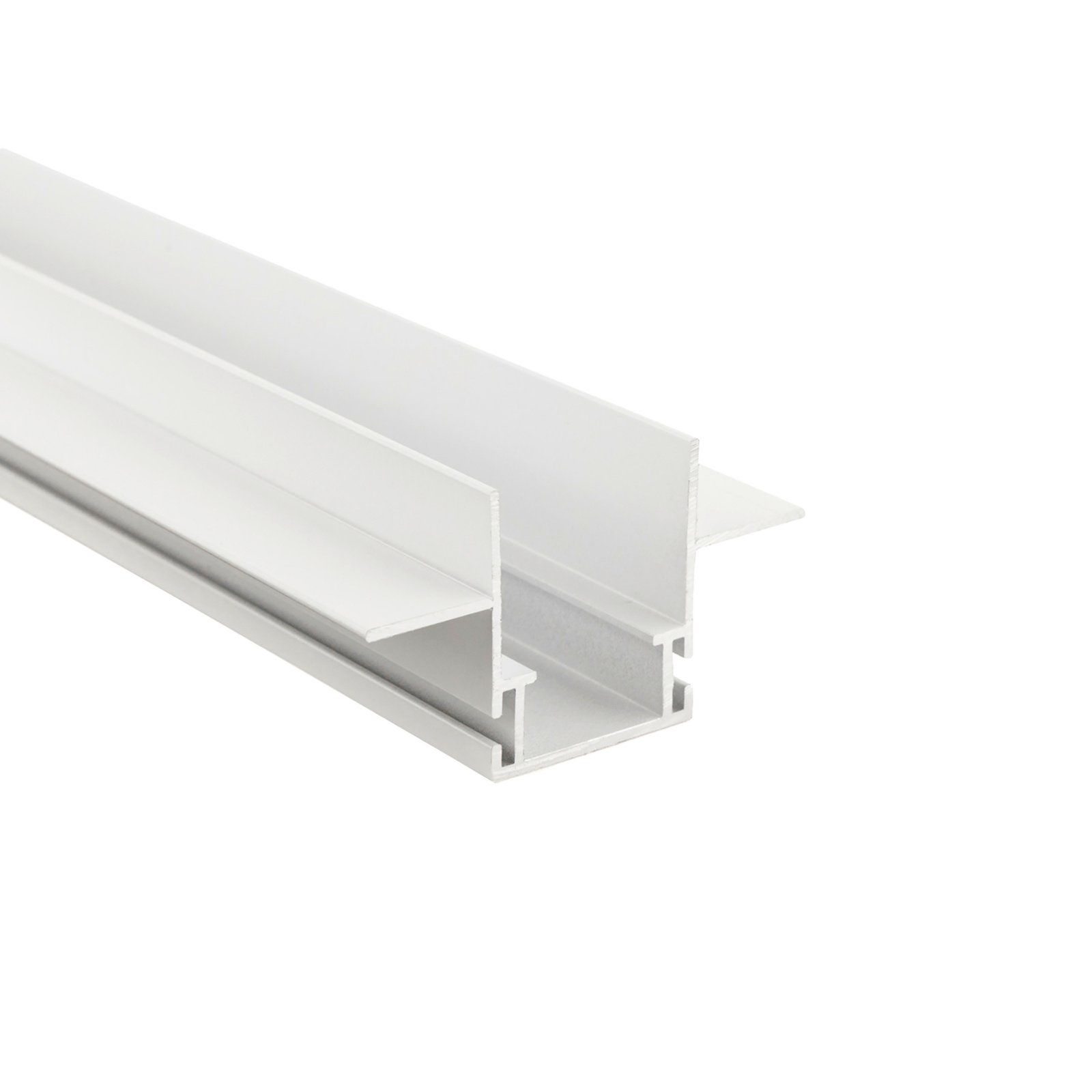 Combo Einbau Montageprofil mit Fl�gel 13mm, 3m wei�