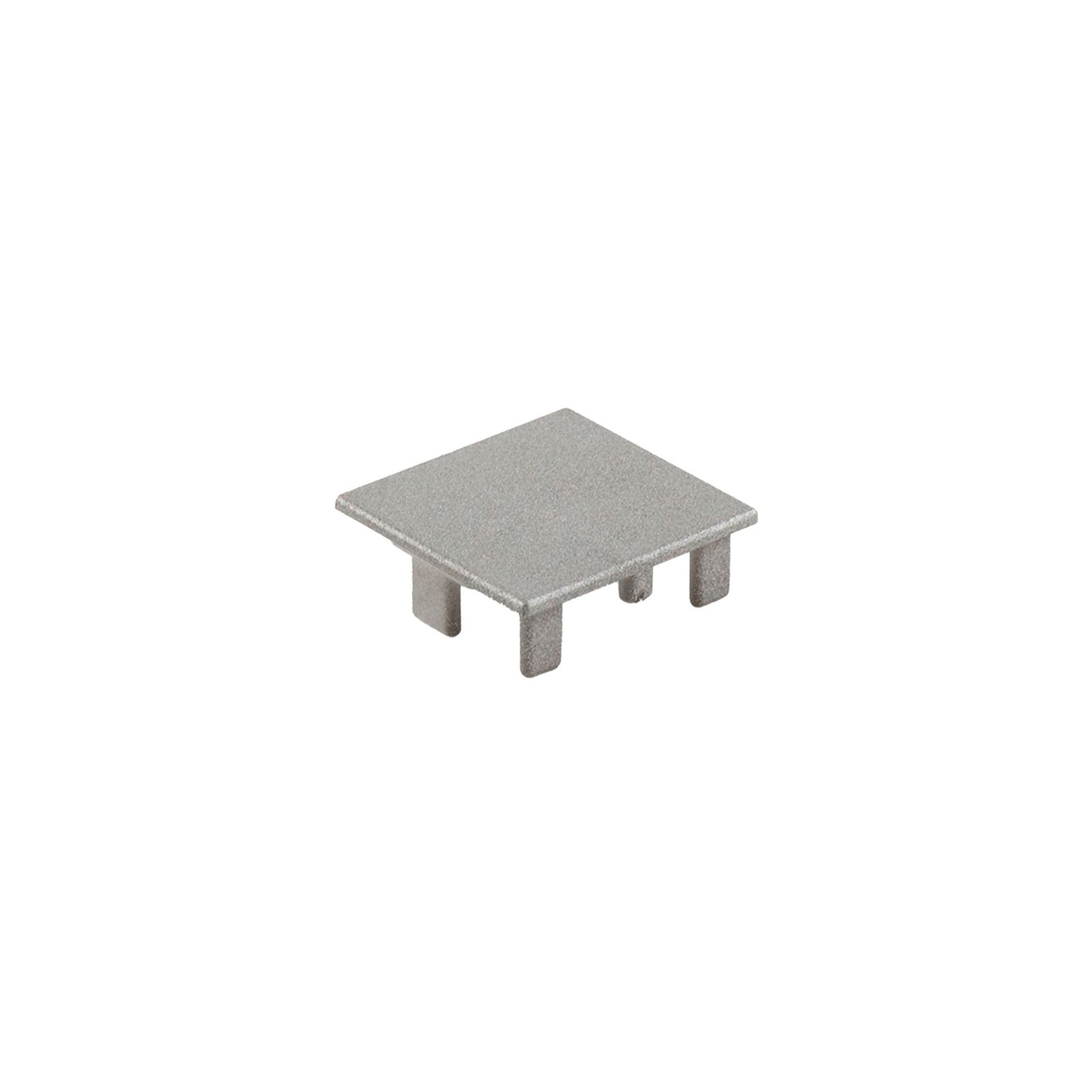 Combo Klick Flach Endkappe, 2515 + V5-U-2510, metallisiert, 1 Stk.