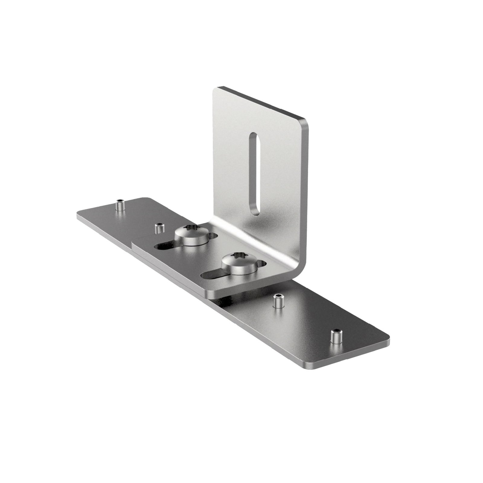 Combo Klick / Flach / Fl�gel Montagewinkel Set LL Serie 90/0, Edelstahl