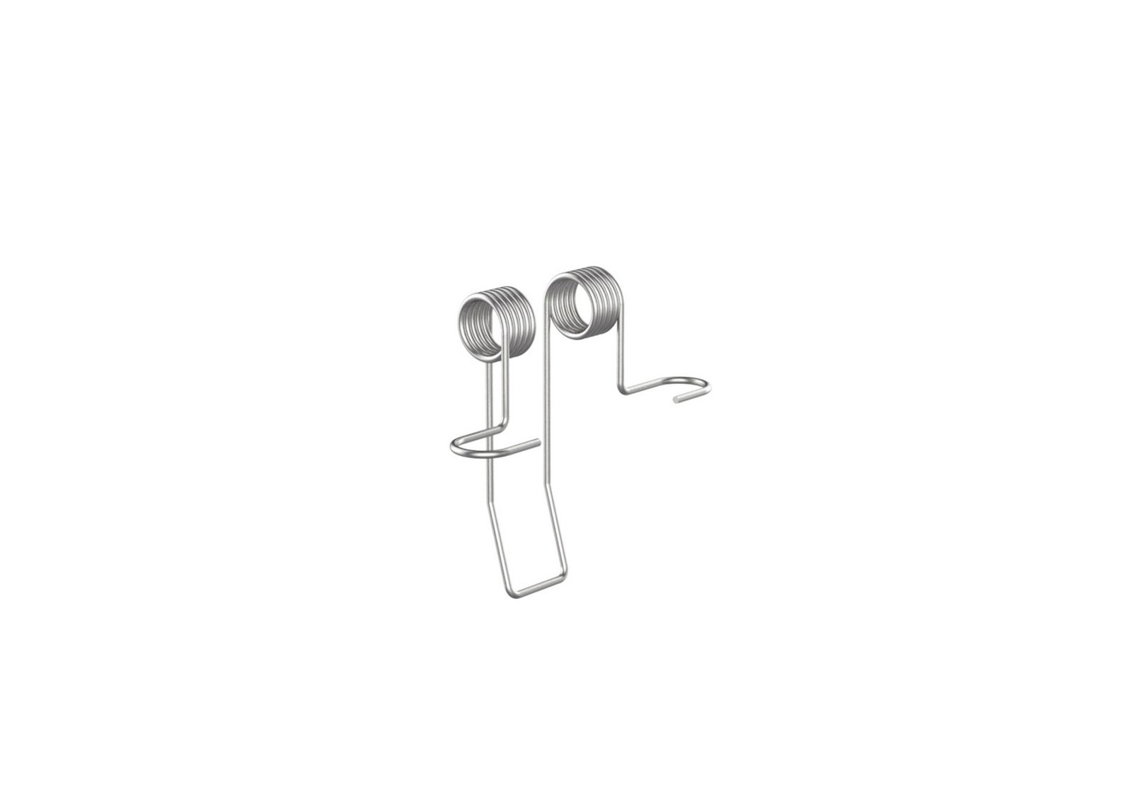 Combo Klick T-Profil Montagefedern Set (2 Stk.), Edelstahl