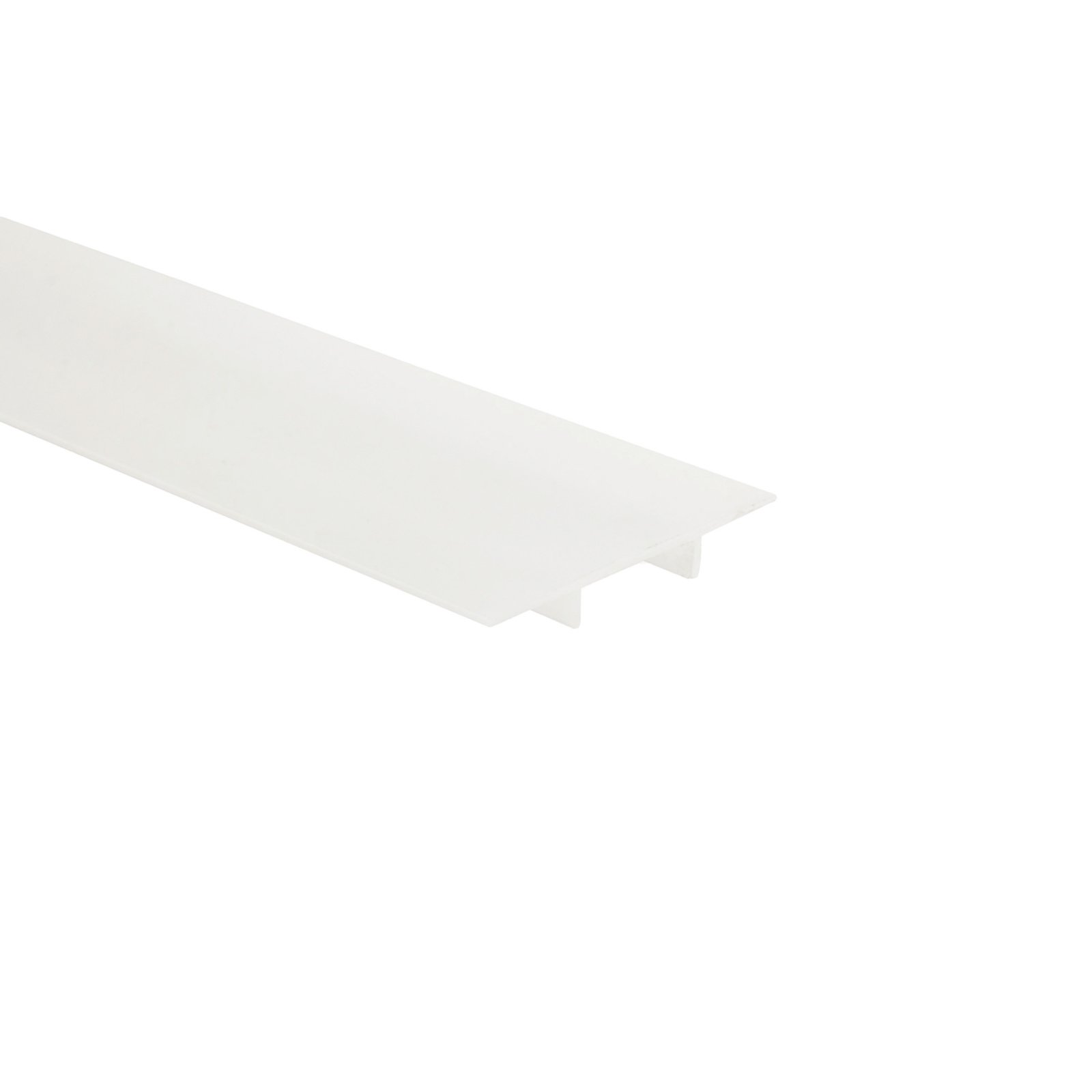 Combo Leuchtenprofil-Abdeckung, B-02-20, breit, milchig, 3m, PMMA