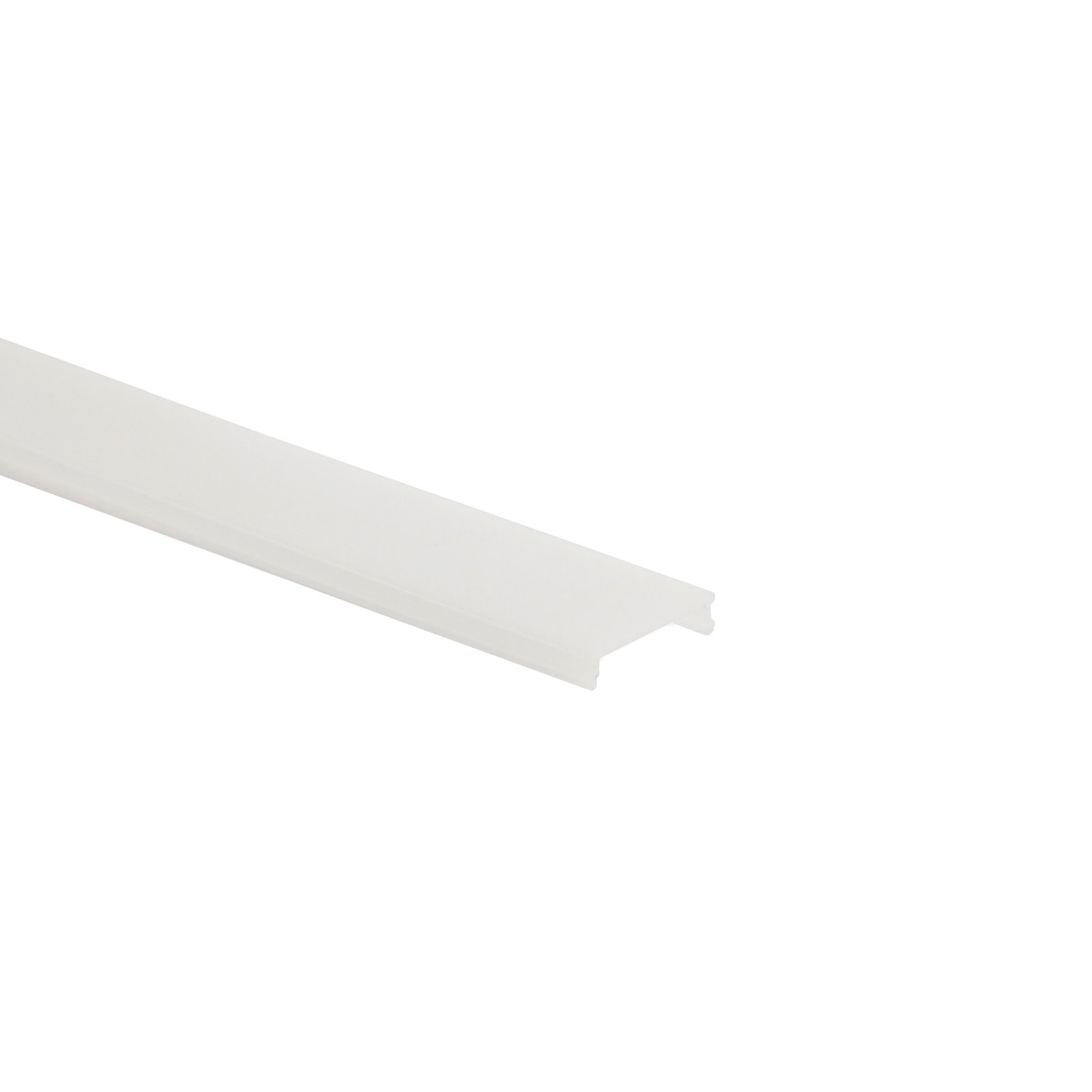 Combo Leuchtenprofil-Abdeckung, P-02-20, plan, milchig, 1-3m