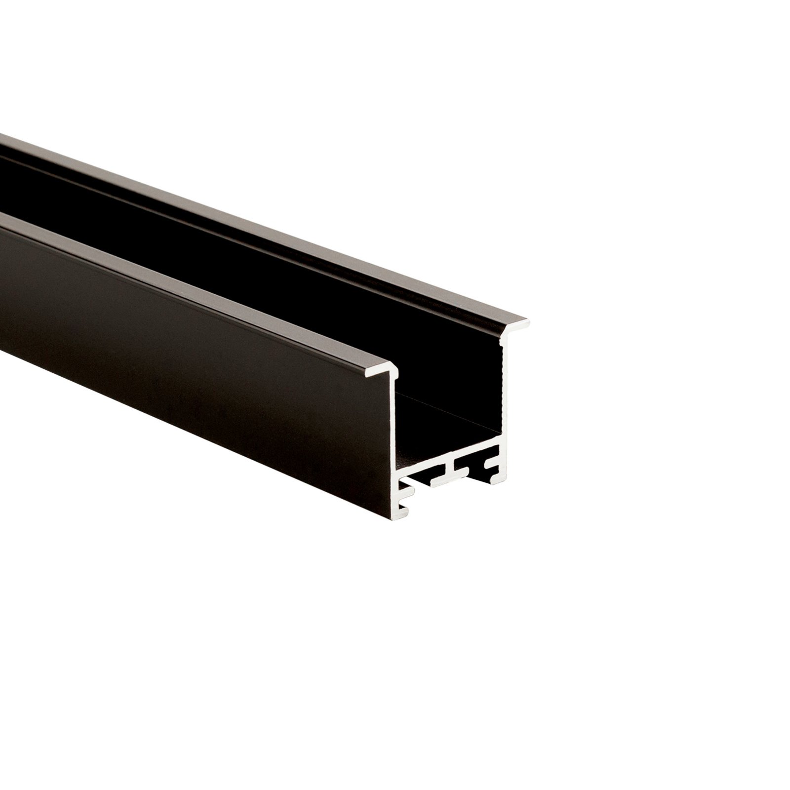 Combo T-Leuchtenprofil hoch, LT-02-20, schwarz, 1m