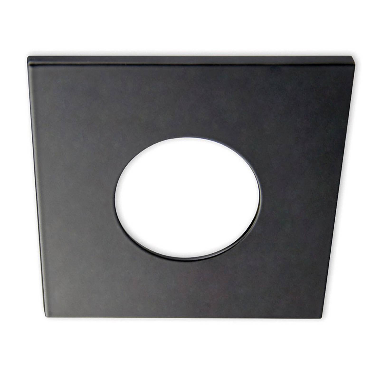 Cover Aluminium eckig schwarz matt f�r Einbaustrahler Sys-68