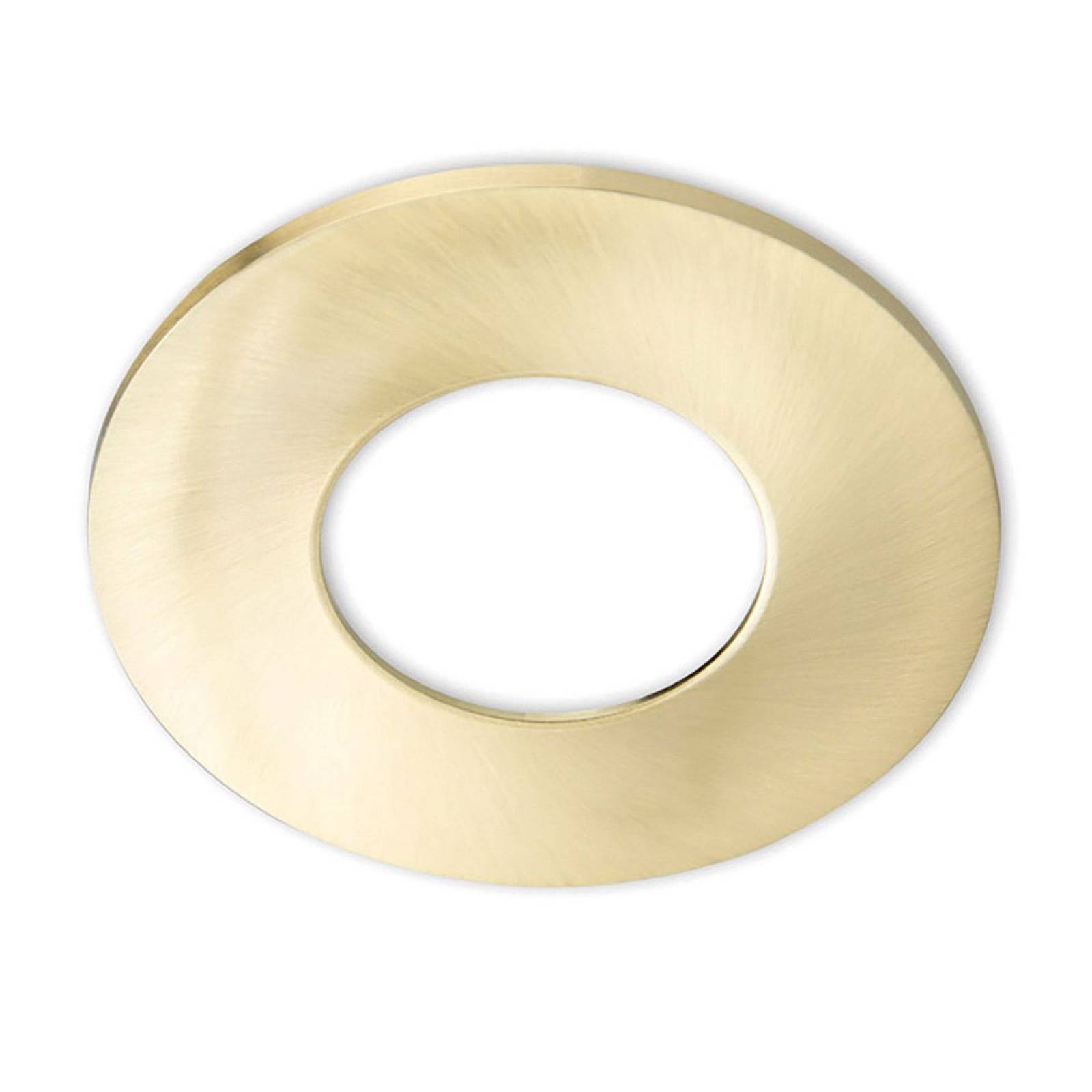 Cover Aluminium gold geb�rstet f�r Einbaustrahler Sys-68