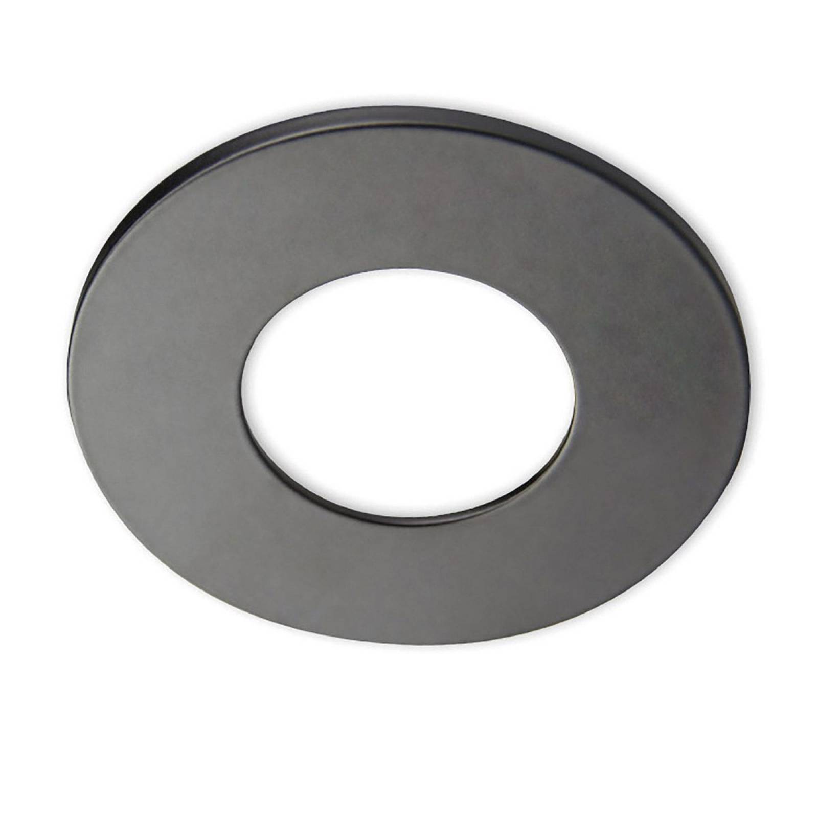 Cover Aluminium rund schwarz matt f�r Einbaustrahler Sys-68