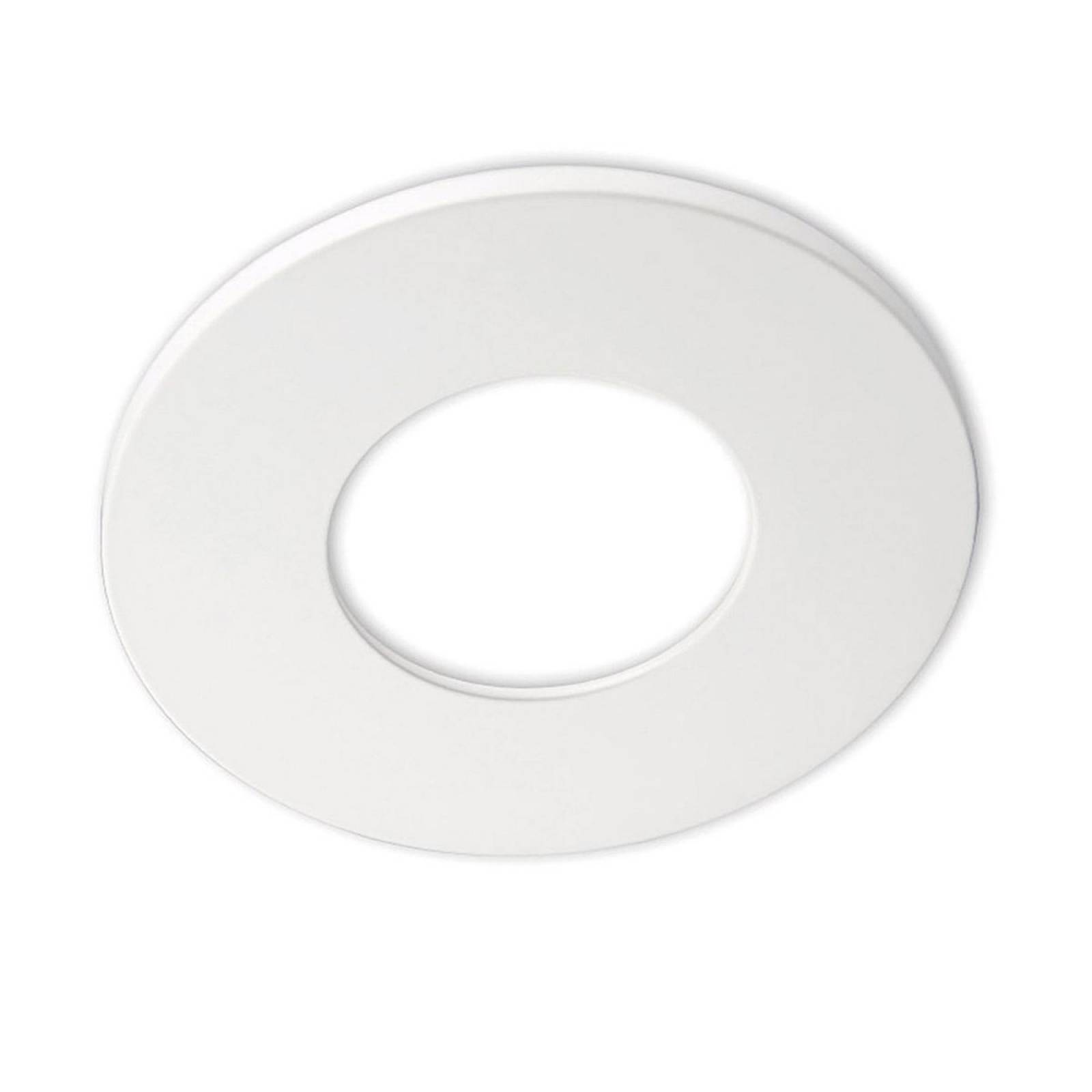 Cover Aluminium rund wei� matt f�r Einbaustrahler Sys-68