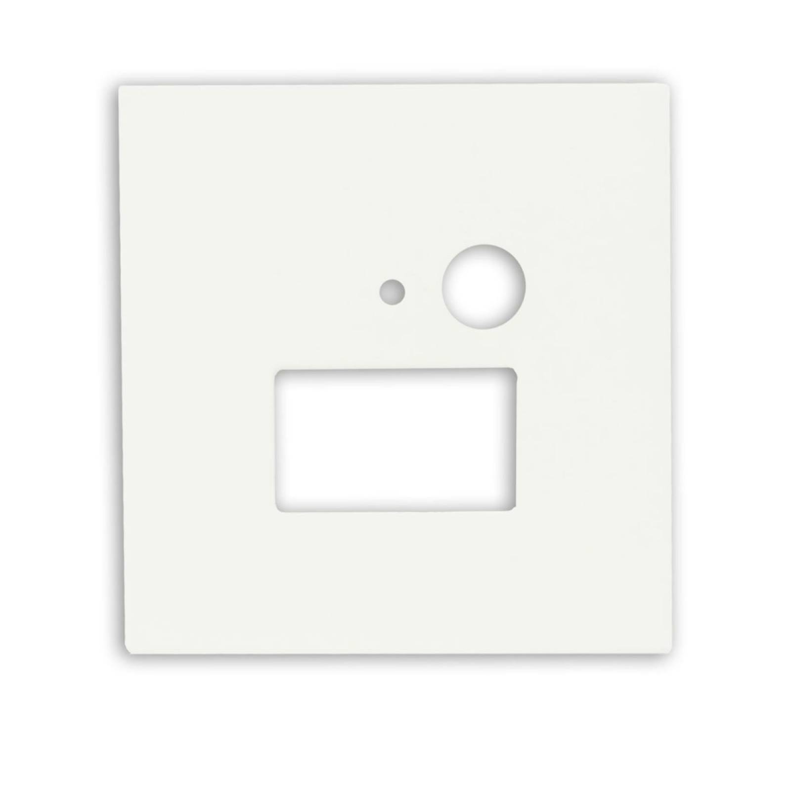 Cover eckig wei� eckiger Lichtauslass, f�r Wandeinbauleuchte Sys-Wall68 PIR Sensor