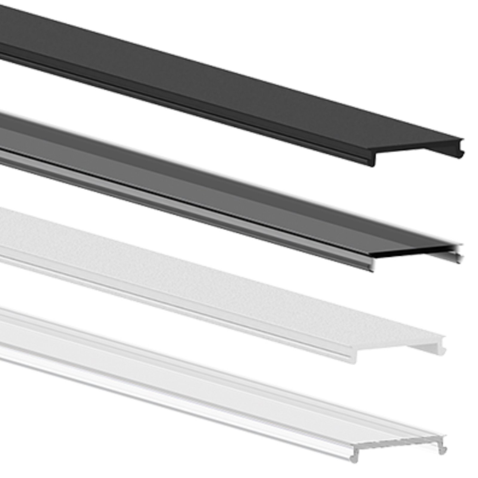 Cover f�r MULTISYSTEM EVO 48V Schienensystem opal satiniert L�nge 3m