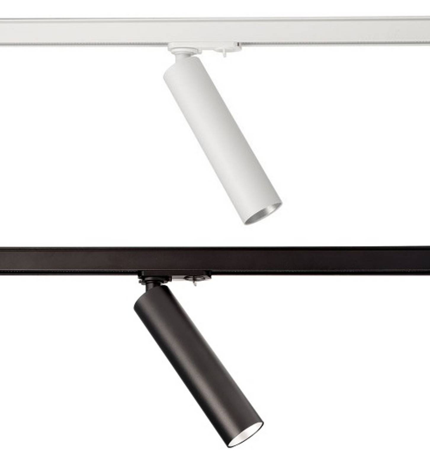 D One 1-Phasen-Spot Slim 5W dimmbar, 2700K warmwei�, 36�, dreh-schwenkbar, �39mm wei�/schwarz