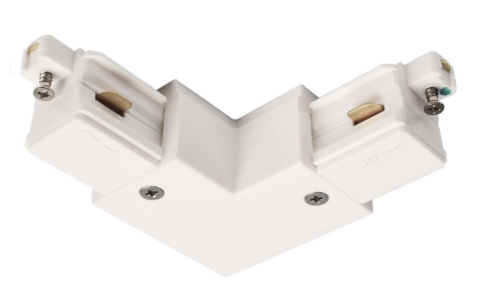 D One 90�-Verbinder, rechts, wei�