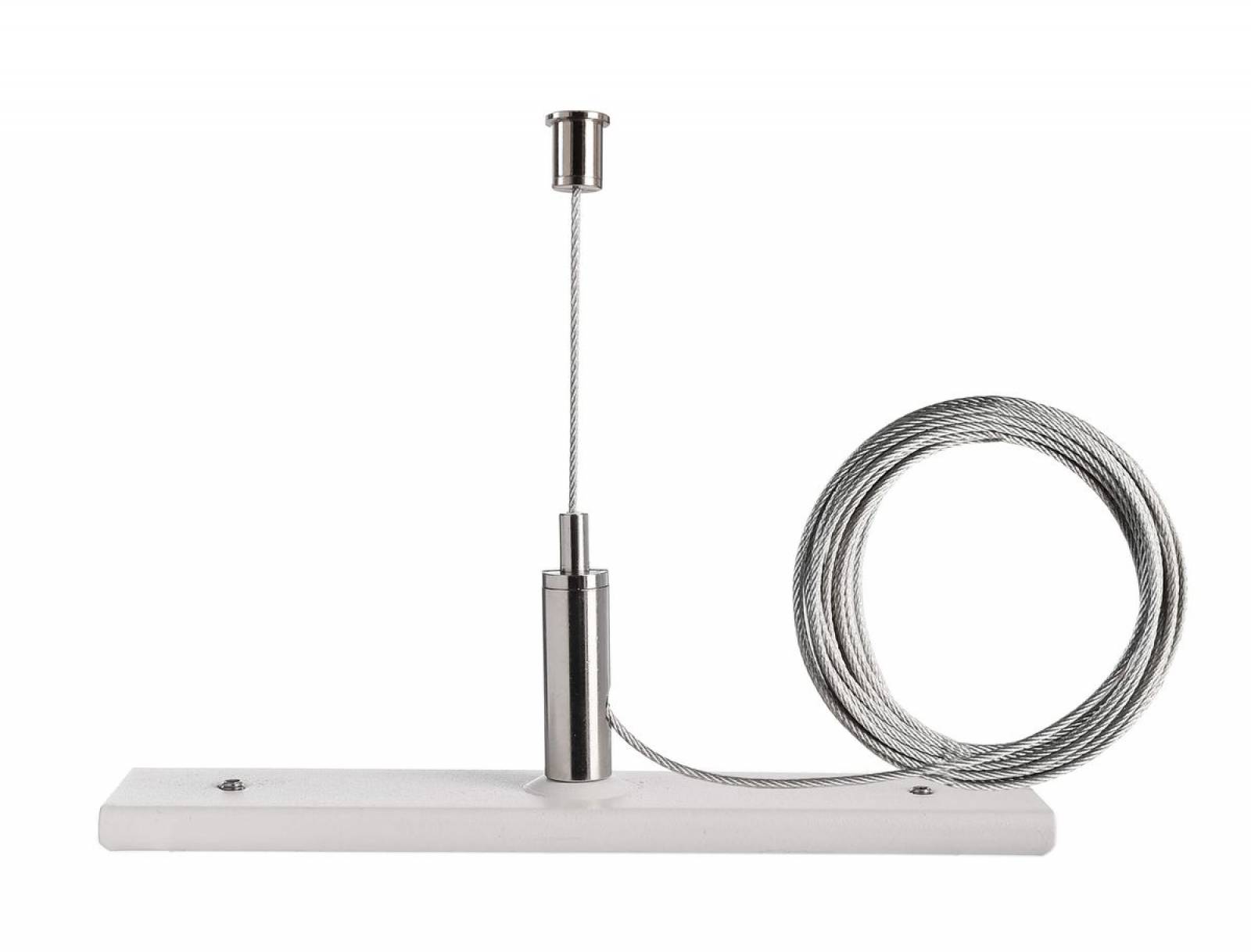 D One Seilabh�ngungshalter mit 3m Abh�ngeseil, wei�