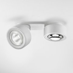 DLS LED Deckenleuchte CLIPPO OPTIC DUO wei� 2x13W 36� 2700K CRI>90 1320lm dimmbar