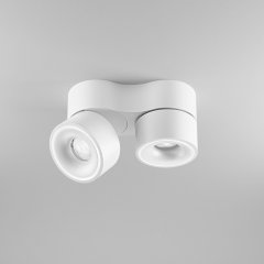 DLS LED Deckenleuchte CLIPPO DUO wei� 2x13W 33� 3000K CRI>90 1375lm dimmbar