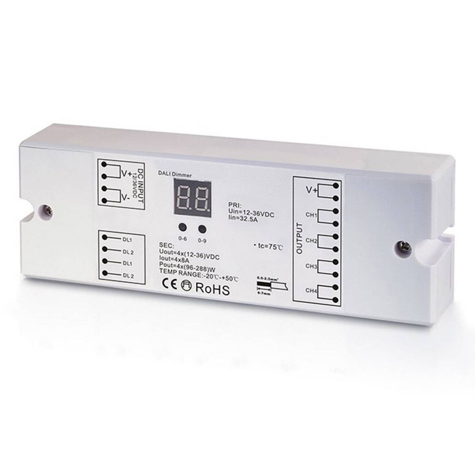DALI DT6 Dimmaktor 12-36V, 4 getrennte Kan�le � 8A