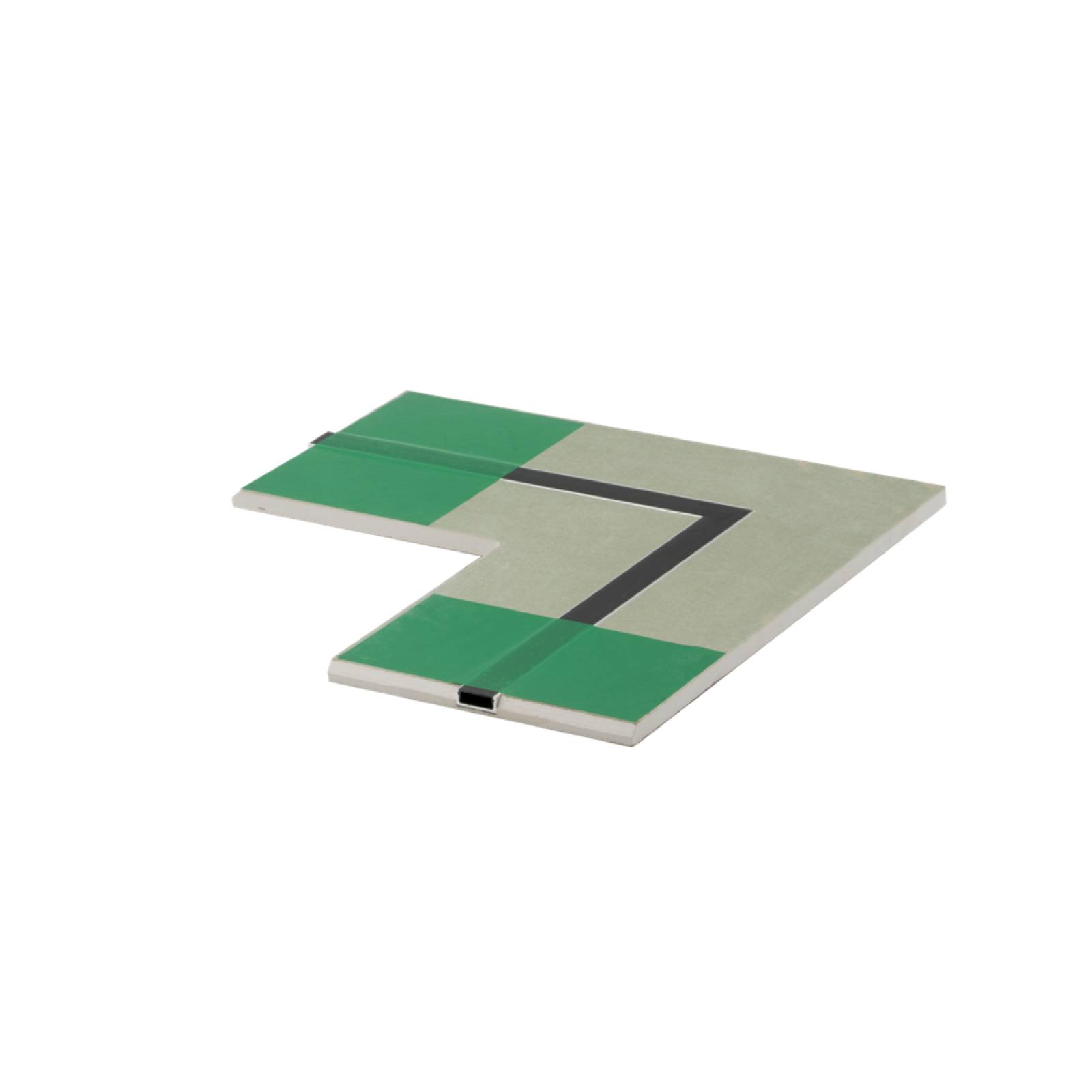 DL 26 (Direktes Licht) Eck-Gipspaneele GKFI 12,5mm hoch mit Alu Profil 1-l�ufig