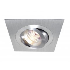 Einbaustrahler 12V, Modula Square Tilt, 1x max 35W MR16, silber