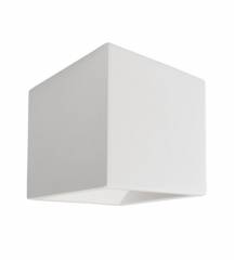 Up & Down Wandaufbauleuchte, Cube 115x115mm, G9, 1x max. 25W, Gips wei� �berstreichbar
