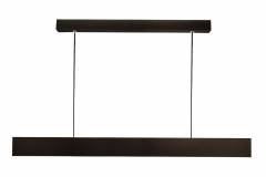 Schmale LED Pendelleuchte Apollon, schwarz, 28W warmwei�