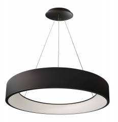 Sculptoris Ring-/Pendelleuchte 600mm, 42 W, DIM, 3000/4000K, schwarz