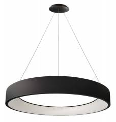 Sculptoris Ring-/Pendelleuchte 800mm, 60W, DIM, 3000/4000K, schwarz
