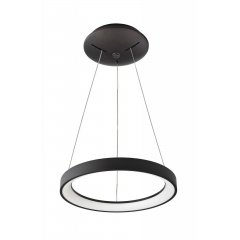 Ring-/Pendelleuchte Merope 380mm, 30W dimmbar, 3000/4000K, Schwarz