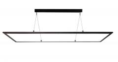 Exklusive Pendelleuchte LED Panel transparent 50W UGR19 3000/4000K CRI/Ra:90 schwarz