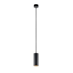 Alu Pendelleuchte CAN 150mm schwarz, 1x max. 7,5W LED GU10, 1,5m