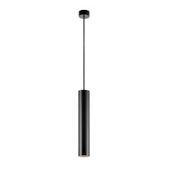 Alu Pendelleuchte CAN 350mm schwarz, 1x max. 7,5W LED GU10, 1,5m