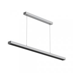 LED B�ro Pendelleuchte Office Three Up & Down UGR<6, CRI95, 56W DALI, hellgrau