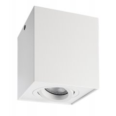 Deckenaufbauleuchte Bengala eckig, 1x max. 50W, mit GU10 Fassung, wei�