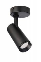 LED Deckenaufbauleuchte LUCEA Tilt 10W schwarz, COLORselect 3000K/4000K, 930/1000lm dimmbar