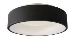 Deckenaufbauleuchte Sculptoris 400mm, 30W, dimmbar, 3000/4000K, schwarz
