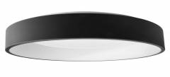 Deckenaufbauleuchte Sculptoris 800mm, 60W, dimmbar, 3000/4000K, schwarz