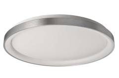 Deckenleuchte Merope 580mm, 42W dimmbar, 3000/4000K, Silber